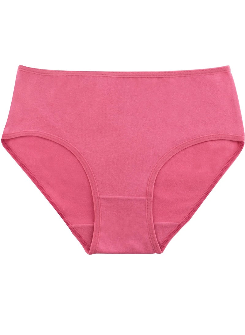 ميلك باك يحتوي علي 6 قطع بانتيهات قطن ميدي الوان سادة حريمي - Image 3