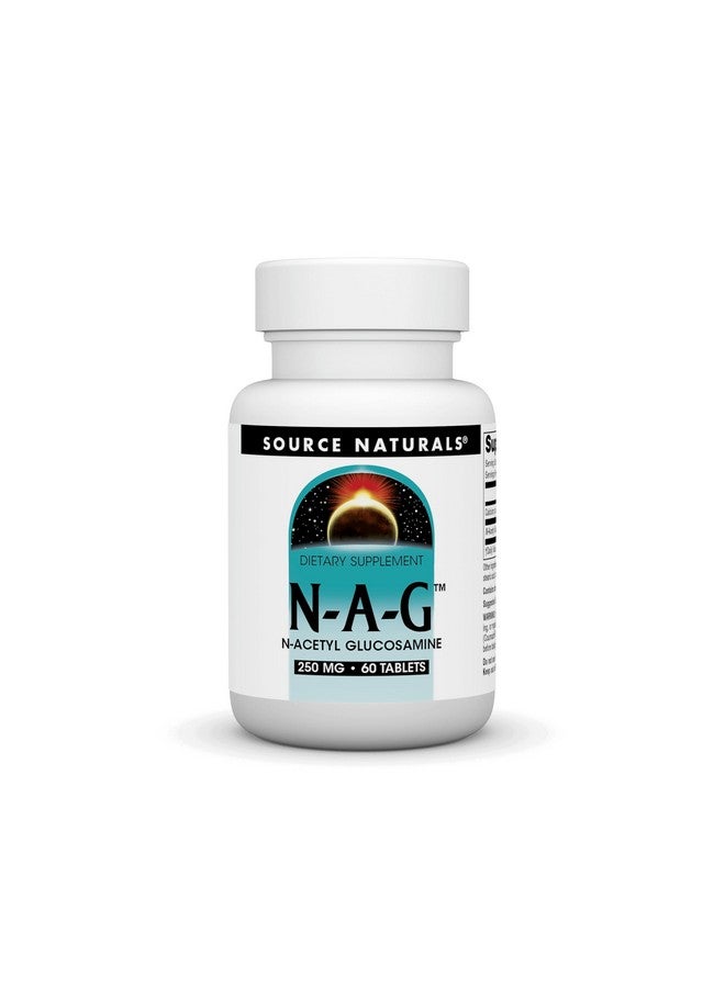Source Naturals N-A-G, N-Acetyl Glucosamine for Joint Support and Intestinal Lining*, 250 mg - 60 Tablets - Image 1