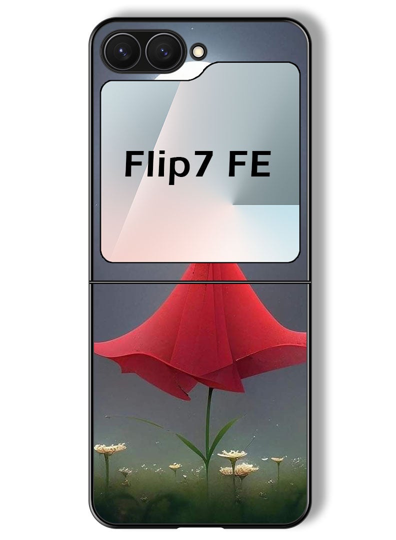 Theodor Case Compatible with Samsung Galaxy Z Flip 7 FE 6.7 Inch Protection Shockproof Bumper Cover Women 3 - Image 1