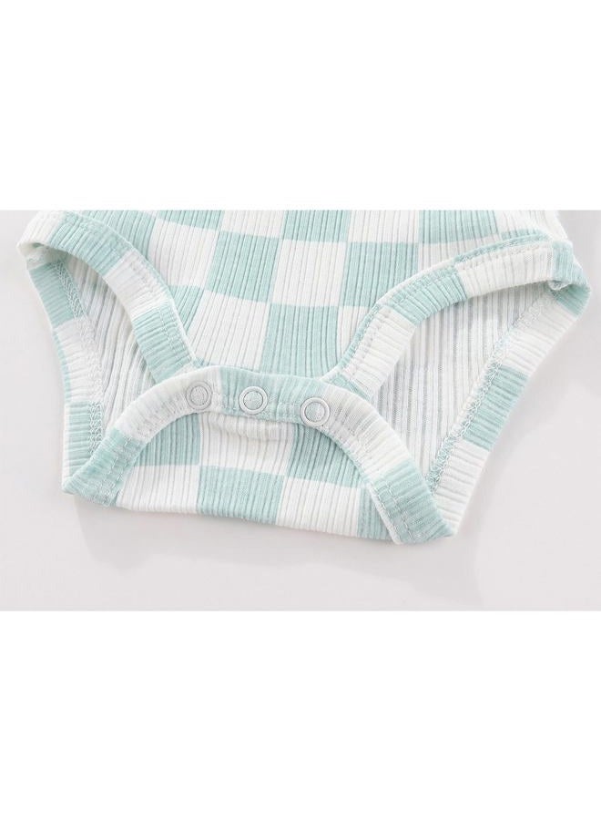 JELYLOVE Unisex Short Sleeve Baby Boys Girls Bodysuits Pack of 6 Cotton Breathable Soft Newborn Baby Clothing - Image 5