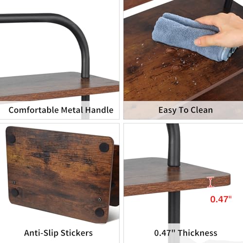 OugeWood Cupcake Stand for 50 Cupcakes, 2 PACK 3 Tier Wooden Metal Cupcake Stand Reusable Cupcake Display Stand Tiered Tray Stand Dessert Table Display Set Serving Trays for Party Rustic Farmhouse Vendor - Image 5