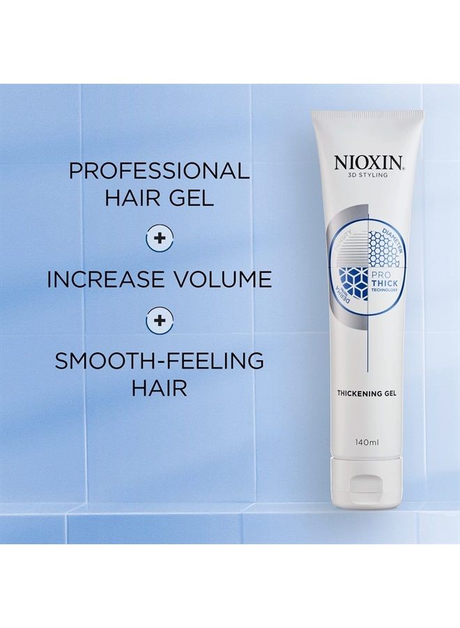 Nioxin Thickening Gel, Strong Hold and Texture for Thinning Hair, For Fuller and Smooth-Feeling Hair, 5.13 oz - Image 2