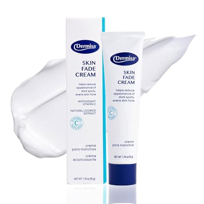 Dermisa Skin Fade Cream with Vitamin C | Helps Reduce Dark Spots and Age Spots | All Skin Types | 1.78 OZ | Pack of 1 - Image 1