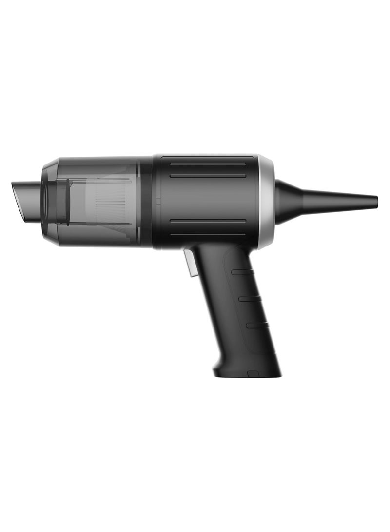 ليمتليس مكنسة سيارة محمولة 3 في 1 لاسلكية قابلة لإعادة الشحن، مكنسة سيارة لاسلكية قابلة لإعادة الشحن بقوة 8000 باسكال، 2 مرشحات قابلة للغسل ومحرك قوي بدون فرش، للسيارة، تنظيف المنزل والمكتب - Image 1