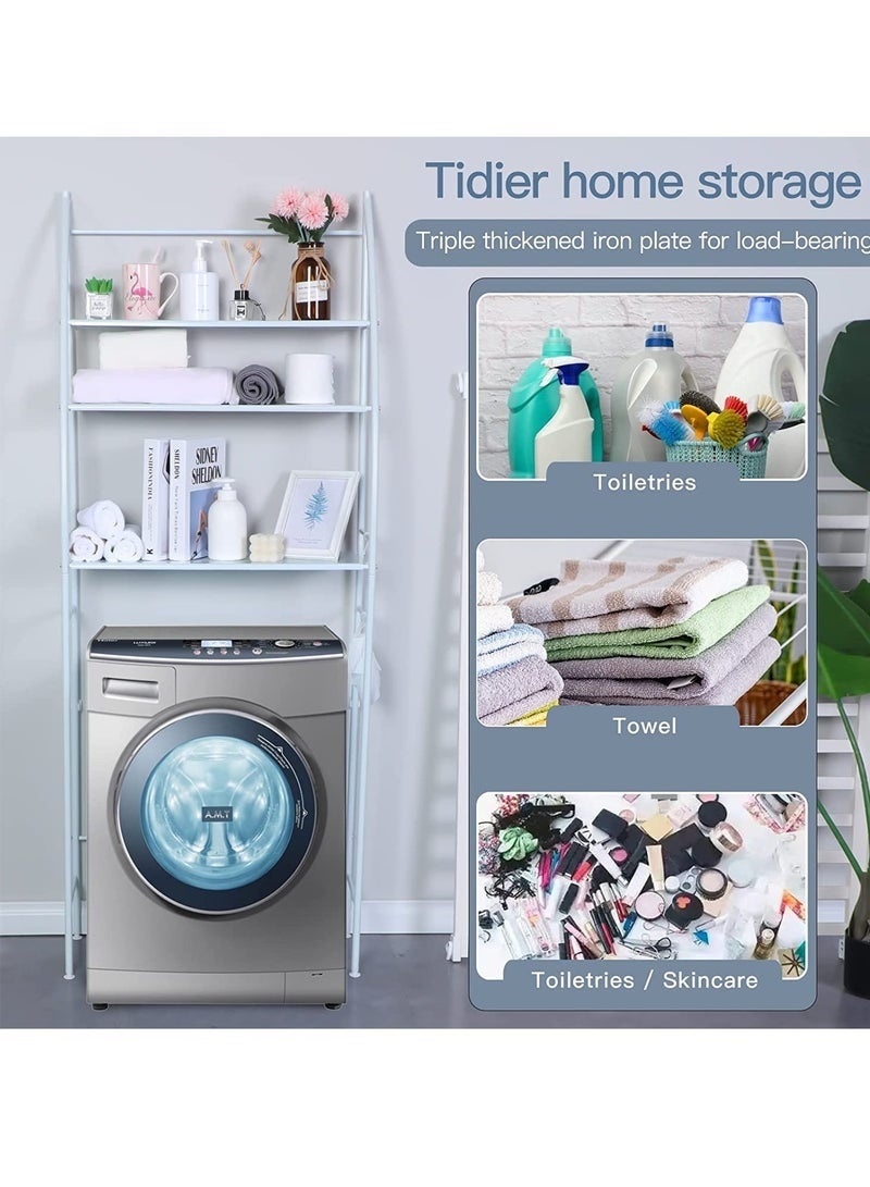 3 Layer Metal Washing Machine Storage Shelf Rack,Space Saver Shelf Organizer Holder - Image 5