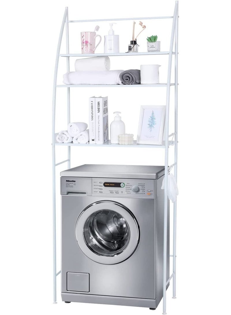 3 Layer Metal Washing Machine Storage Shelf Rack,Space Saver Shelf Organizer Holder - Image 2