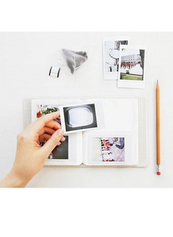 Pieces of Moment Mini Book Album Instax Mini 7s 8 25 50s 90polaroid 64 Photos Blue - Image 2