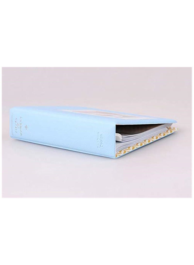 Pieces of Moment Mini Book Album Instax Mini 7s 8 25 50s 90polaroid 64 Photos Blue - Image 4