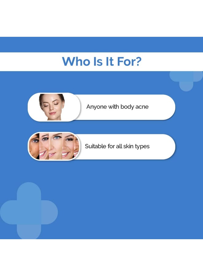 ذا ديرما كو غسول الجسم اليومي المقشر بحمض الساليسيليك 1% من شركة Derma Co مع حمض الساليسيليك وحمض الجليكوليك والبنتافيتين® - 250 مل | | يساعد على منع حب الشباب في الجسم وتنظيف البشرة - Image 4