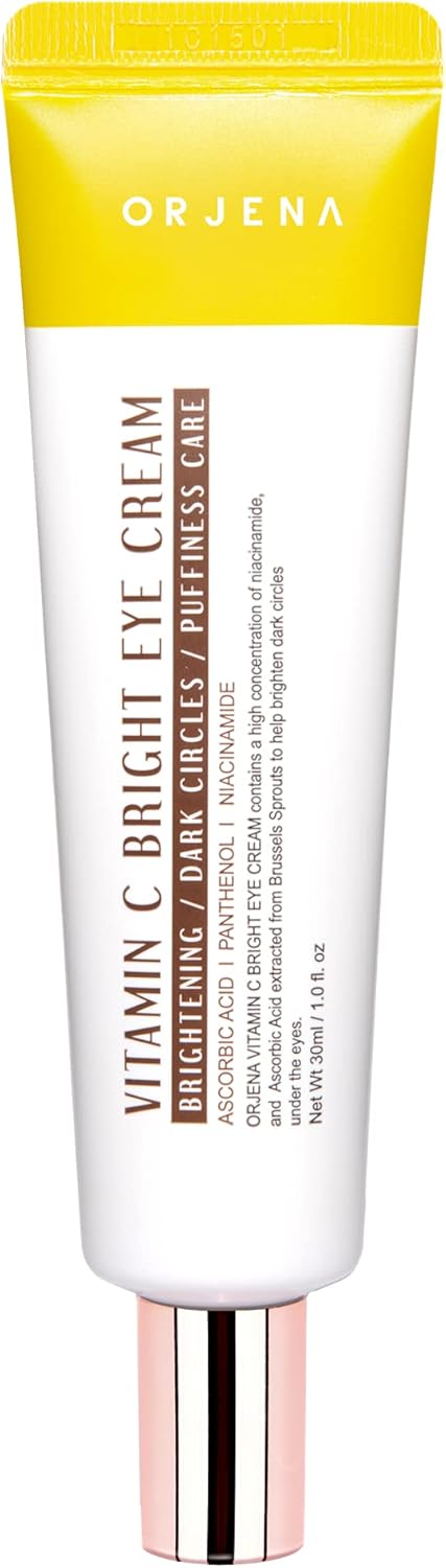 ORJENA Vitamin C Eye Cream Brightening Dark Circles Puffiness Care for all skin types net Wt30ml