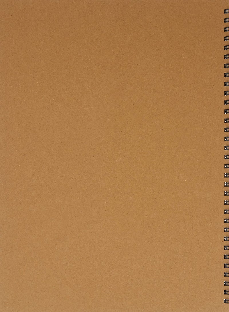 Maruman دفتر مارومان MNEMOSYNE 11.69 × 8.66 بوصة (A4)، شبكة نقطية 5 مم، 70 ورقة (N109)، أبيض - Image 2