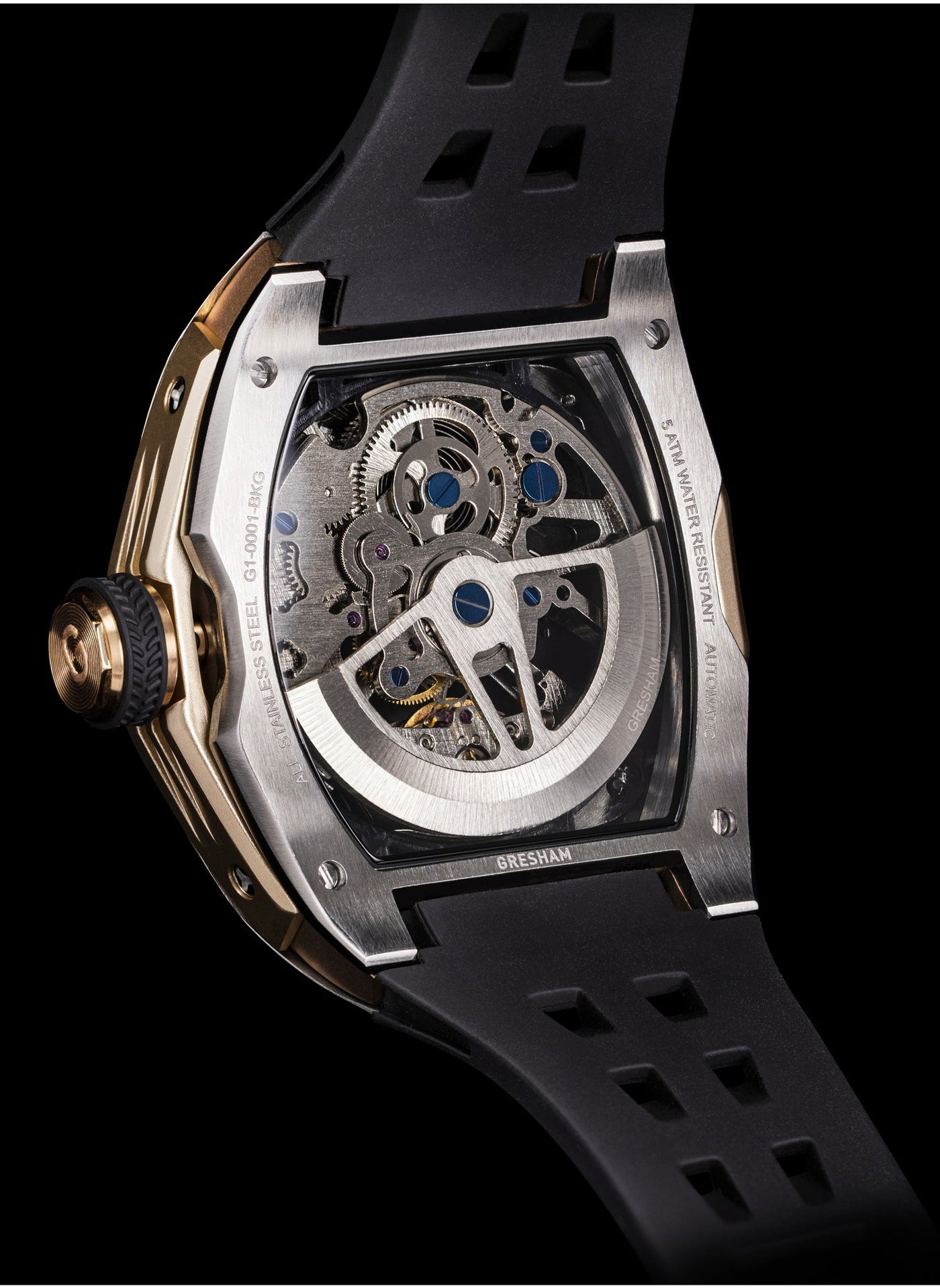 ساعة جريشام إصدار خاص للرجال من الفولاذ المقاوم لل...