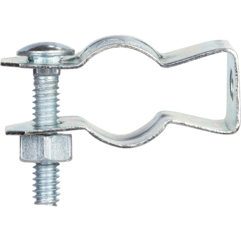 Morris Products Conduit Hanger With Bolt Features –3/4 Inch - Secures Rigid, EMT Conduit to Mounting Surfaces – Insulated Supports - Zinc-Plated Steel – Threaded Rod - 100 Pieces - Image 1