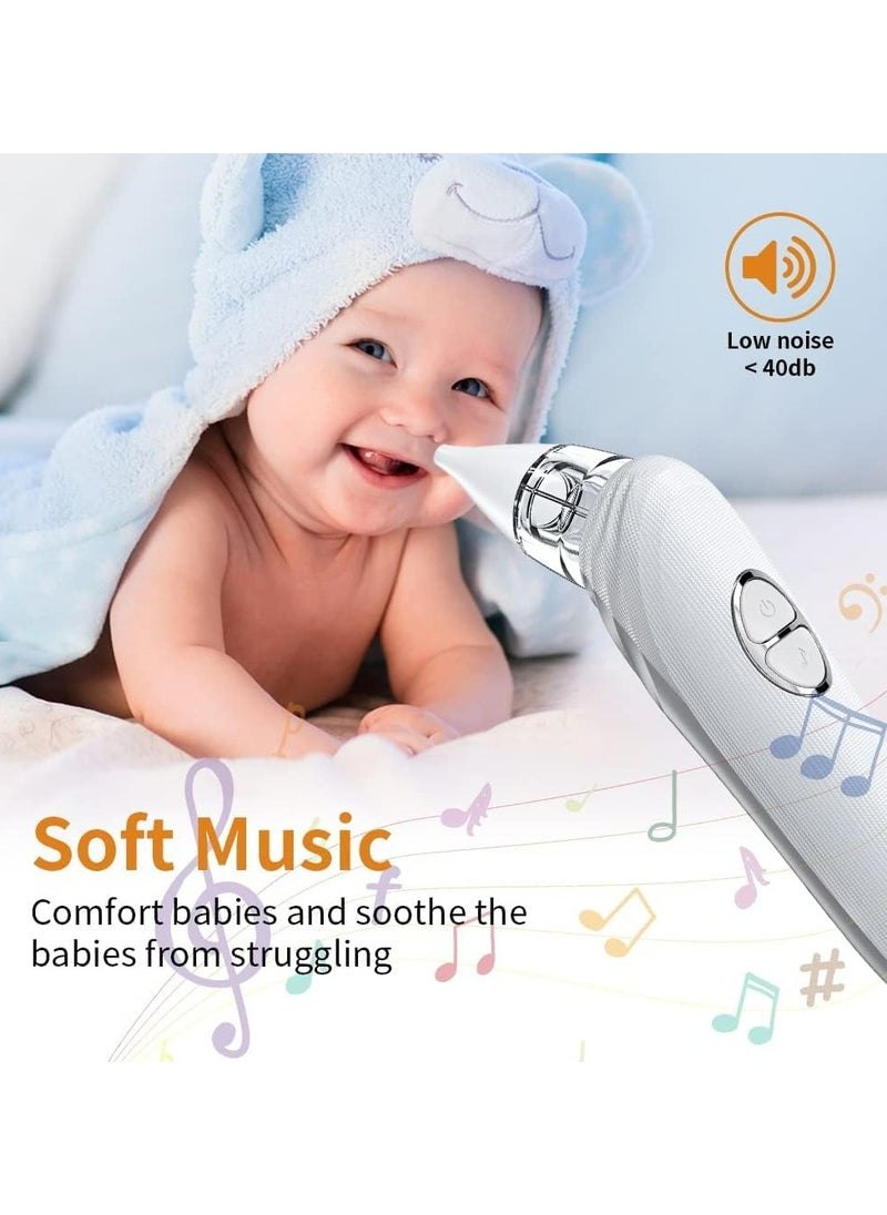CMGTYYD Baby Nasal Aspirator, Adjustable 3 Level Suction with Music Function and Night Light Soothing, Deeply Nose Cleaner, Nose Sucker Suitable for Infants Kids Toddlers  - Image 2