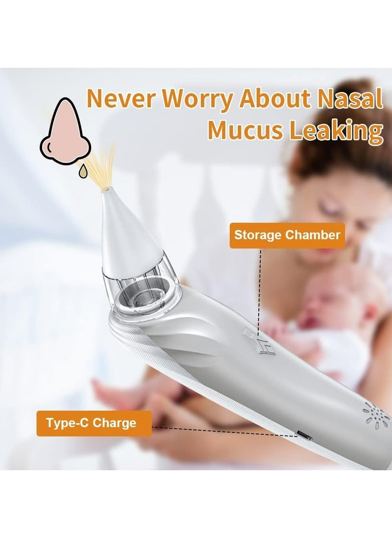 CMGTYYD Baby Nasal Aspirator, Adjustable 3 Level Suction with Music Function and Night Light Soothing, Deeply Nose Cleaner, Nose Sucker Suitable for Infants Kids Toddlers  - Image 4