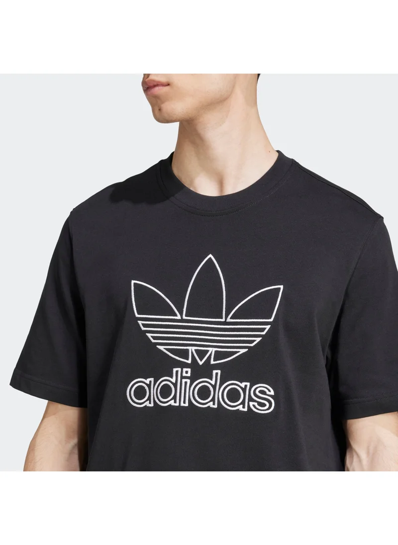 اديداس اوريجينالز Adicolor Outline Trefoil T-Shirt
