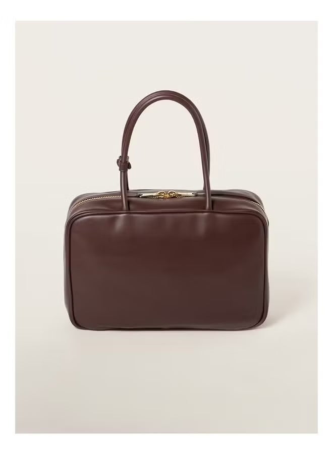 MIU Miu Women's Beau Leather Tote Shoulder Bag  - Image 3