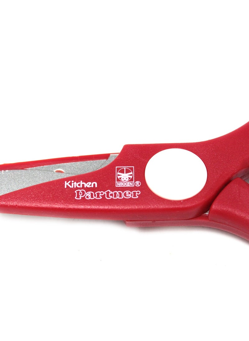 PARTNER Premium Kitchen Scissors EXCEL 230MM - Japan Made Stainless Steel Blades Red Handle  - Image 4