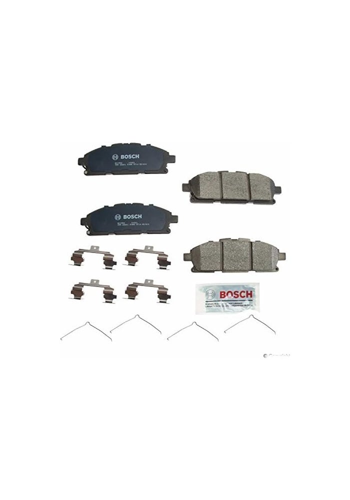 BOSCH BC1552 QuietCast Premium Ceramic Disc Brake Pad Set - Compatible With Select Nissan Quest; FRONT - Image 2