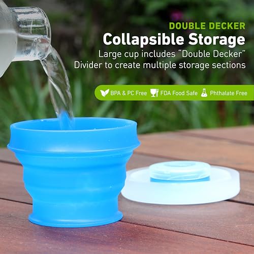 humangear GoCup | Compact Storage | On the Go Cup | BPA-free, PC-free, Phthalate-Free, Large (8 fl.oz/237ml), Green - Image 3