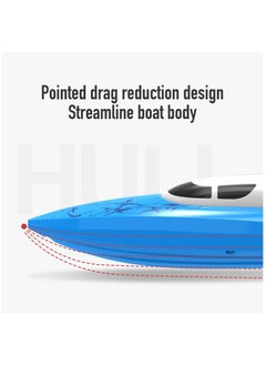 NIBEMINENT Remote control boat wireless electric long-life high-speed 2.4G rechargeable speedboat model water children's mini  - Image 2
