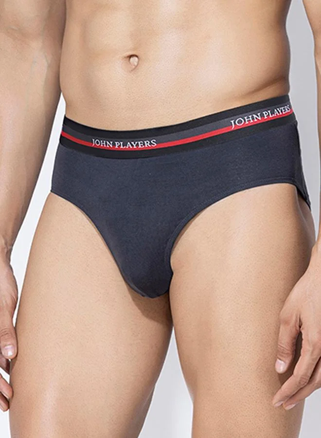 John Players John Player Pack of 2 - Solid Briefs with Elastic Waistband