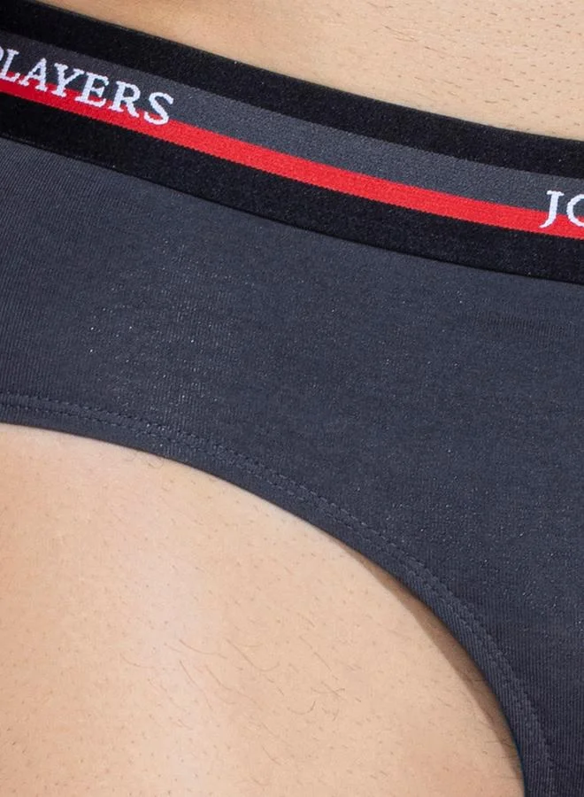 John Players John Player Pack of 2 - Solid Briefs with Elastic Waistband