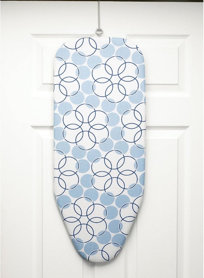 Household Essentials Household Essentials 122101 Small Tabletop Ironing Board with Folding Legs  Magic Rings Cover and PadBlue Rings  - Image 3