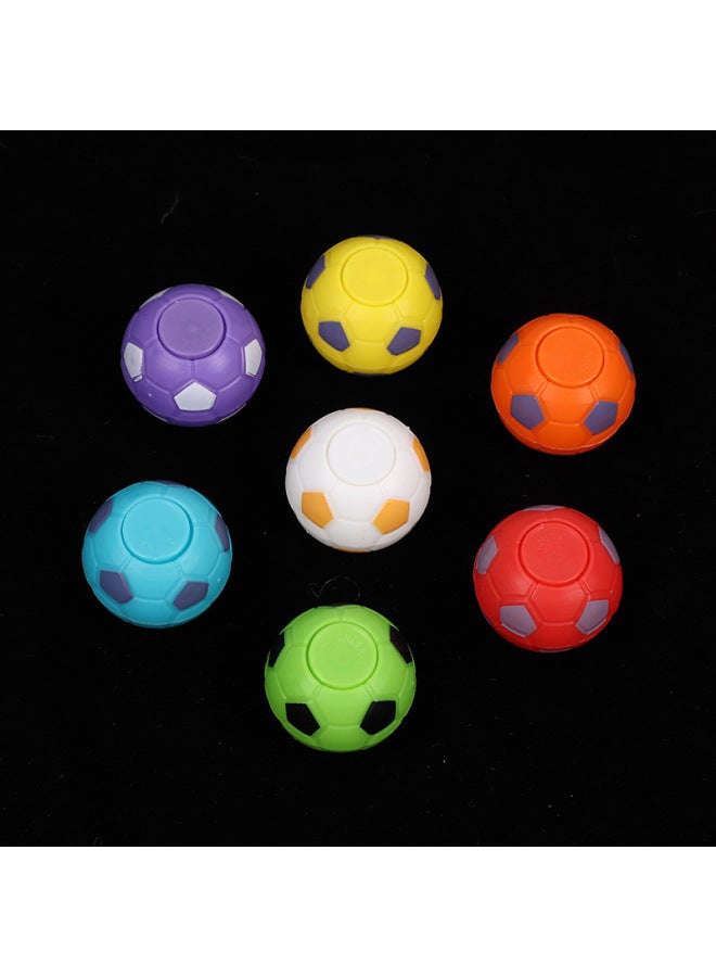 Football Finger Spinning Top Mini Fingertip Decompression Vent Mood Kidsren's Educational Fingertip Vent Top Wholesale-Color:Gyro Football 3.5 - Image 3