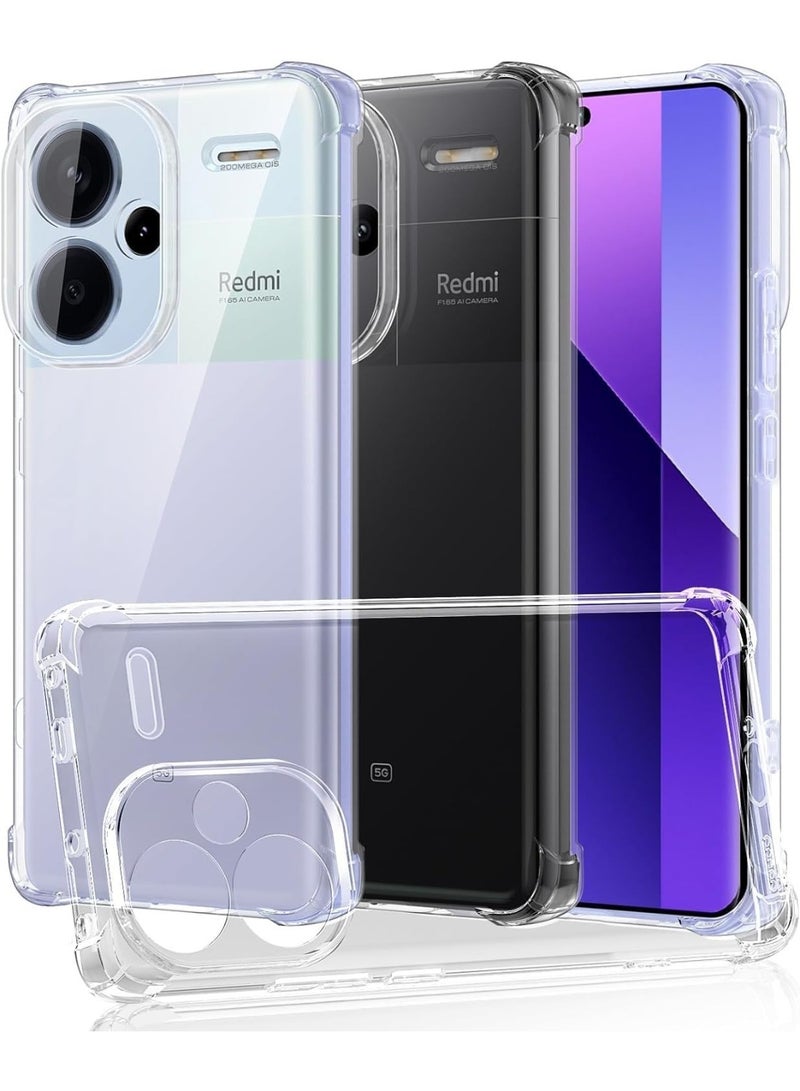 Redmi Note 13 Pro+ plus Anti Shock Transperent Case - Image 2