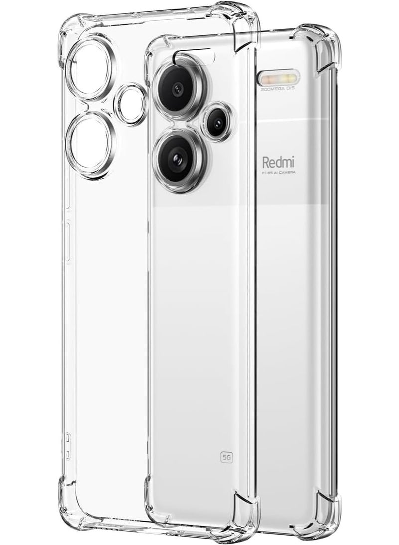 Redmi Note 13 Pro+ plus Anti Shock Transperent Case - Image 1