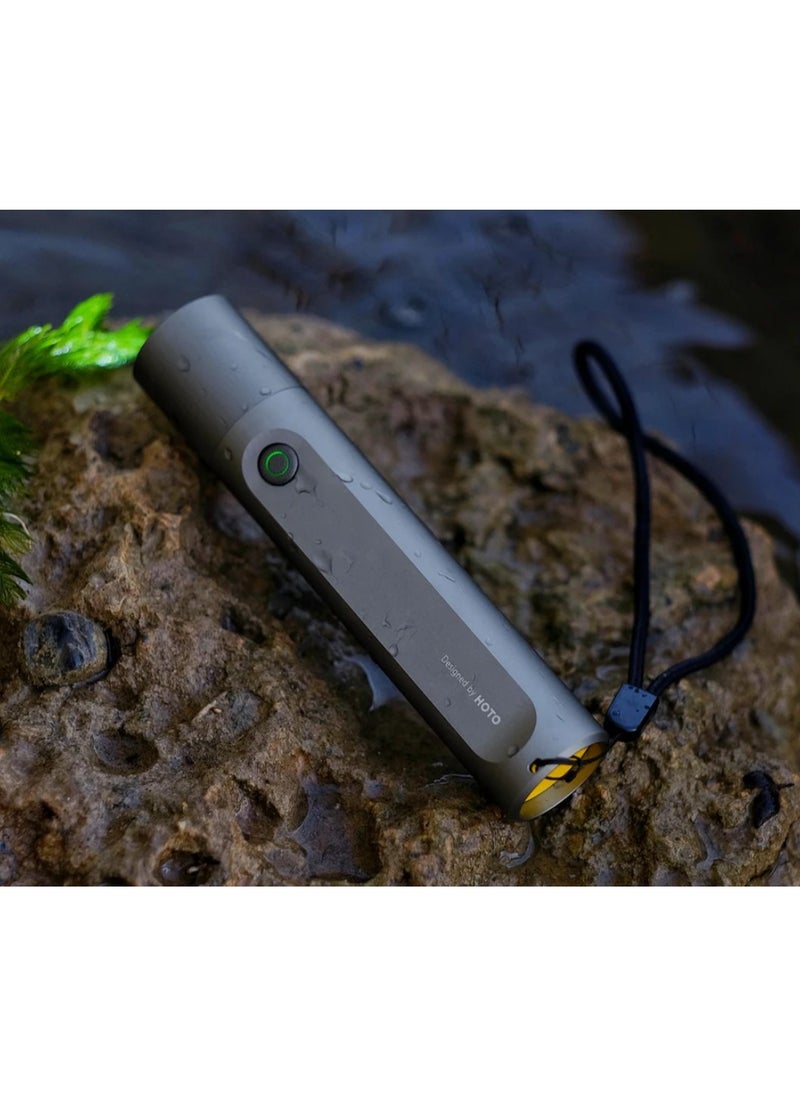 HOTO HOTO Flashlight Fit | 3 Lightning modes | Dustproof & Water-Resistant IP55 | Up to 24 hours continuous lightning | 300 lumens and a 200m reach | aluminum alloy case  - Image 5