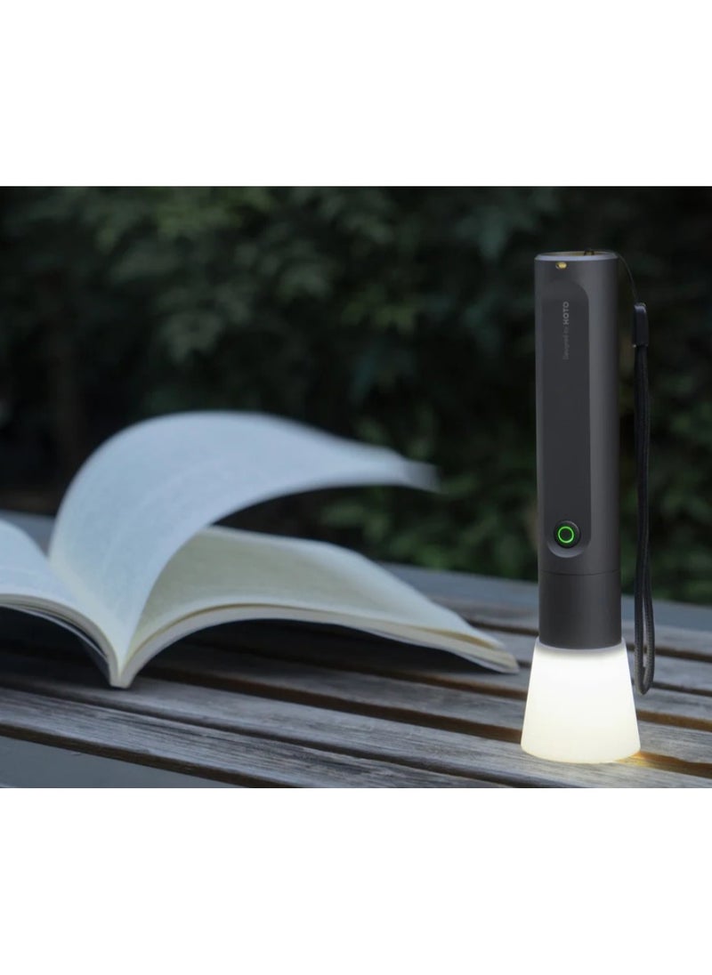 HOTO - HOTO Flashlight Fit | 3 Lightning modes | Dustproof & Water-Resistant IP55 | Up to 24 hours continuous lightning | 300 lumens and a 200m reach | aluminum alloy case - Image 1