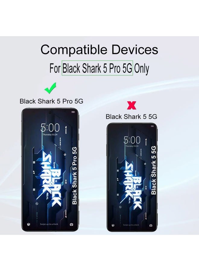 IBYWIND Screen Protector compatible with Black Shark 5 Pro 5G 6,67",Metal Camera Lens Protector,Easy to install - Image 2