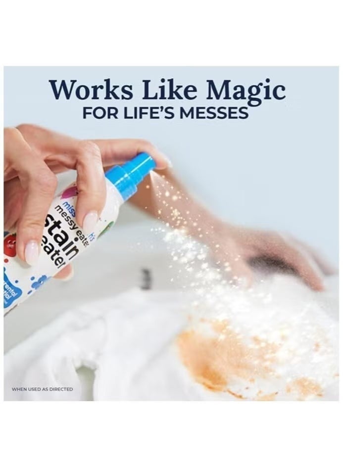 Miss Mouth's Messy Eater Stain Treater Spray, 4 Pack, 4oz (118ml) Portable Fabric & Upholstery Stain Remover - Image 3