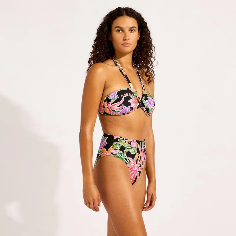 Seafolly  Hothouse Flowers Halter Bandeau Bikini Top - Women for Women | Best Price UAE