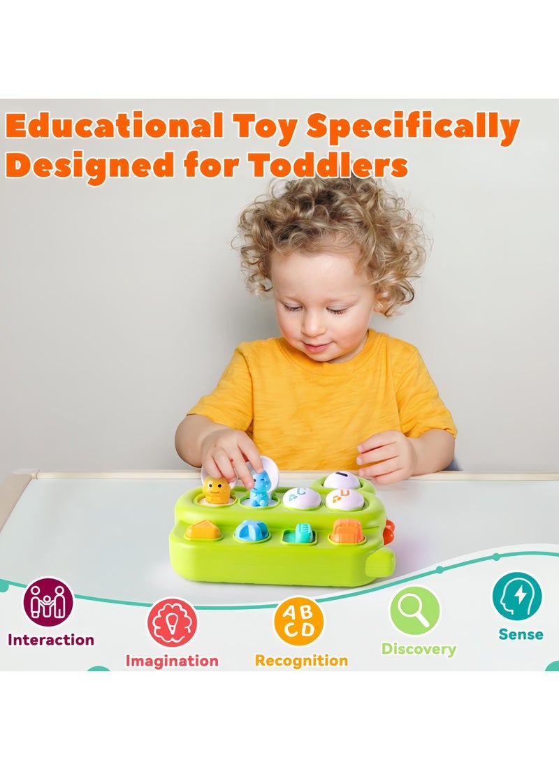 general Interactive Dinosaur Pop up Toy for Babies and Toddlers, Cause and Effect Toy,Montessori Early Learning and Brain Development Educational Plaything, Ages 18 Months+ (Dinosaur) - Image 4