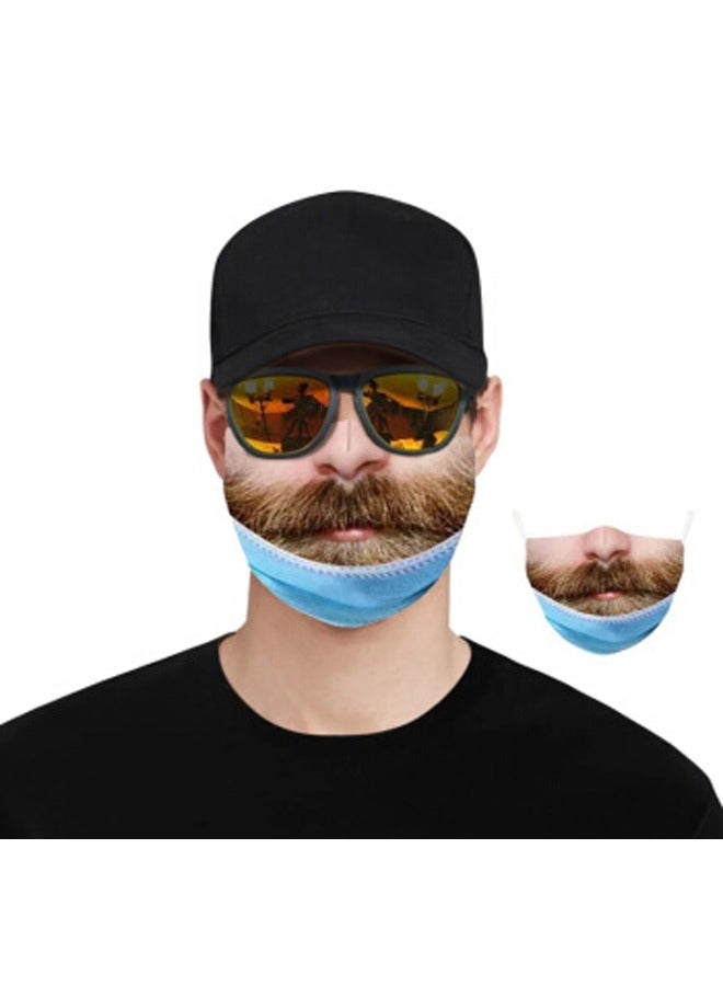 Outdoor Funny Printing Washable Reusable Face Mask  - Image 2