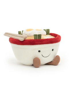 Jellycat Amuseables Ramen Stuffed Toy, 6.5 Inches | Food Plush | Fun Gift Idea  - Image 1