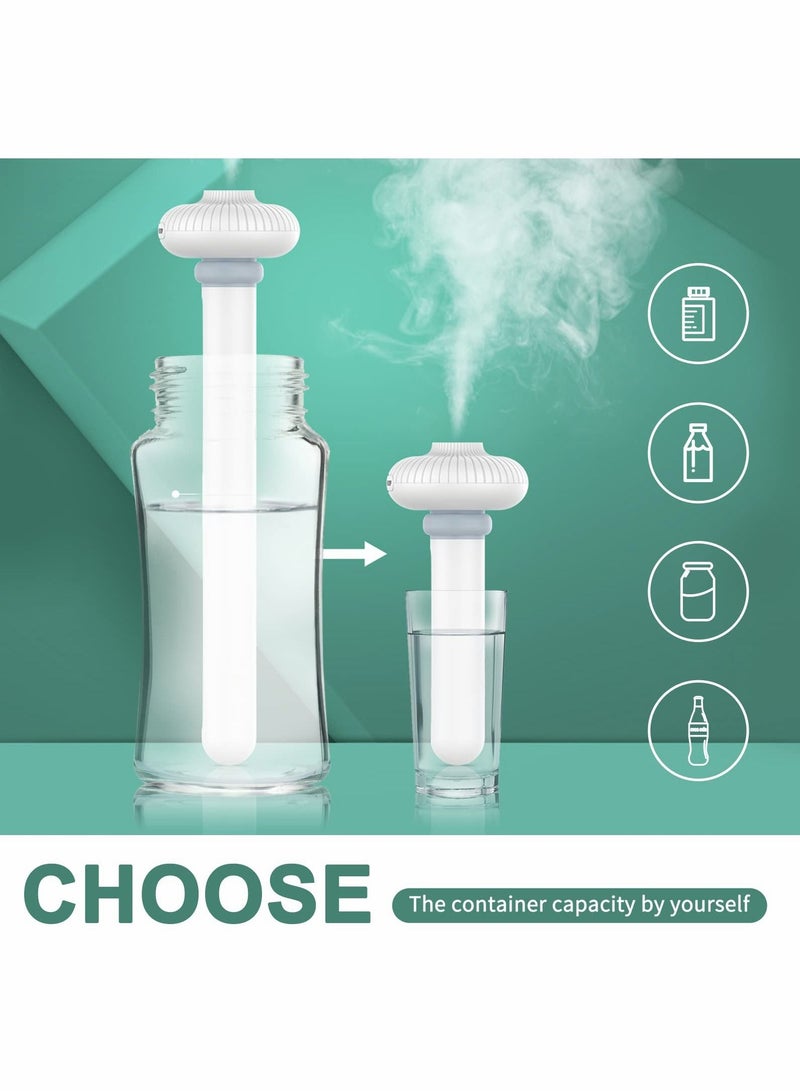 Excefore Mini Portable Humidifier for Car, Small USB Personal Humidifiers with Ultra Quiet, Auto Shut Off Tiny Travel Easy Use Humidifier for Hotel - Image 3