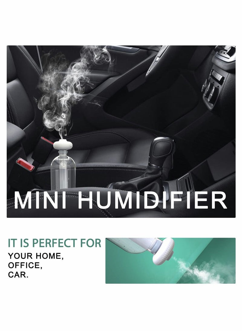 Excefore Mini Portable Humidifier for Car, Small USB Personal Humidifiers with Ultra Quiet, Auto Shut Off Tiny Travel Easy Use Humidifier for Hotel - Image 2