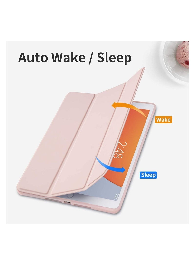 ELTRAZONE iPad 9th/8th/7th Generation case (2021/2020/2019) iPad 10.2-Inch Case with Pencil Holder [Sleep/Wake] Slim Soft TPU Back Smart Magnetic Stand Protective Cover Cases - Image 2