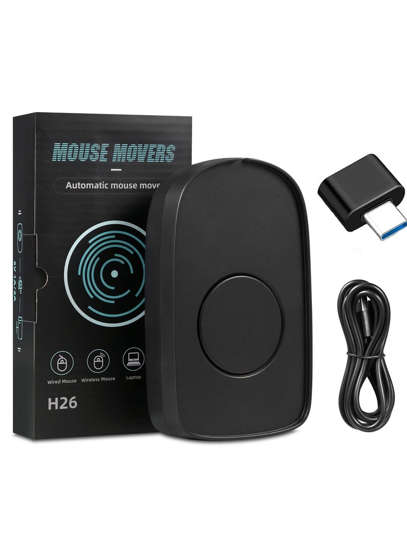 Generic Mouse Mover Jiggler, Undetectable Mouse Mover Jiggler for Computer Laptop Awakening, Mechanical Mouse Jiggler with Drive Free USB Port, Simulate Mouse Automatic Random Movement, Keeps PC Active  - Image 1