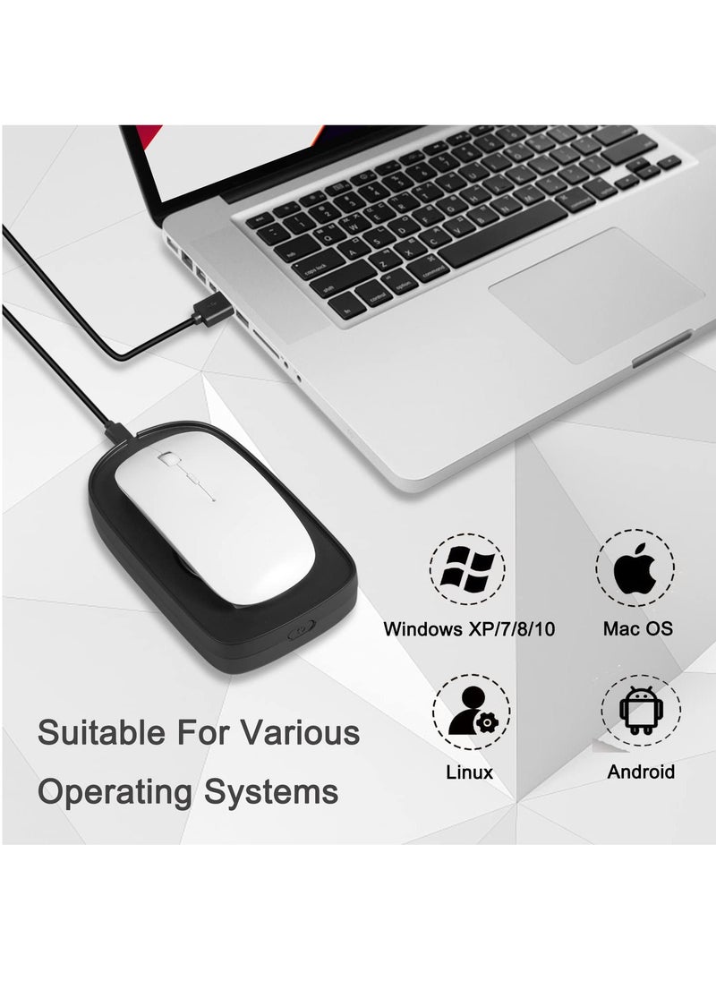 Generic Mouse Mover Jiggler, Undetectable Mouse Mover Jiggler for Computer Laptop Awakening, Mechanical Mouse Jiggler with Drive Free USB Port, Simulate Mouse Automatic Random Movement, Keeps PC Active  - Image 2