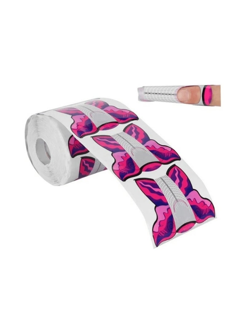 Globalstar Nail Form Extension Sticker Butterfly Shape 1 roll 300pcs BS-F05 - Image 2