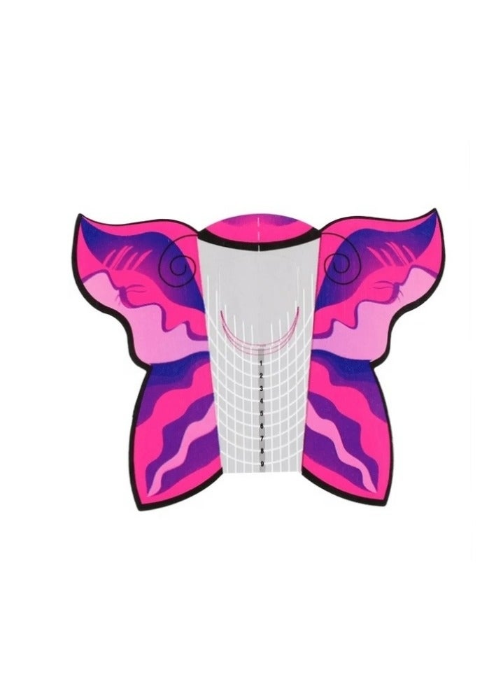 Globalstar Nail Form Extension Sticker Butterfly Shape 1 roll 300pcs BS-F05 - Image 3