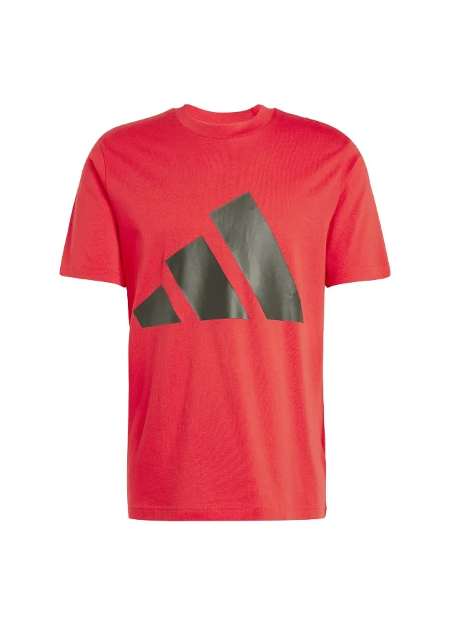 Adidas adidas essentials big logo single men graphic t-shirt