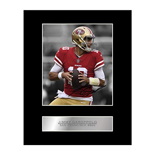 iconic pics Jimmy Garoppolo Print Signed Mounted Photo Display #01 Printed Autograph Picture Print - Image 1