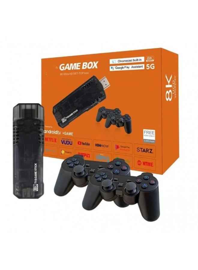 عام جهاز ألعاب مع وحدتي تحكم لاسلكية وبطاقة 64 جيجابايت - Image 2