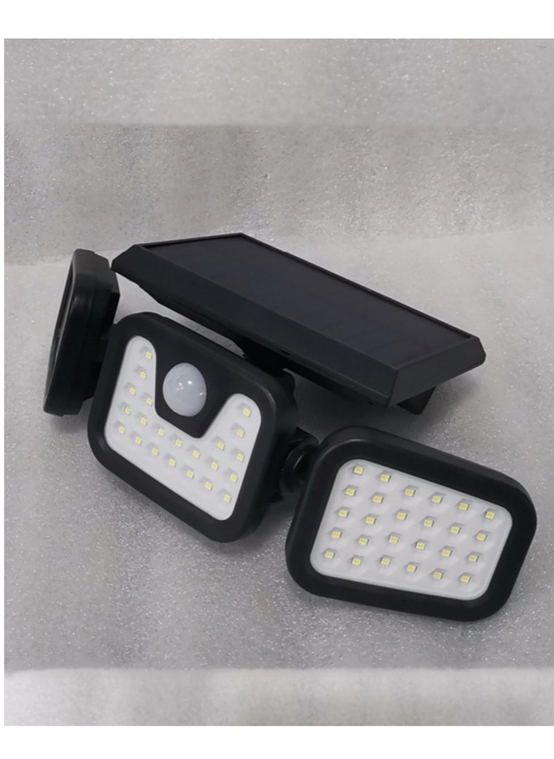 تومشاين مصباح جداري ليلية LED للشارع يعمل بالطاقة الشمسية ومزود بجهاز استشعار للحركة بالأشعة تحت الحمراء السلبية أسود 19x9.5x15.8سنتيمتر  - Image 4